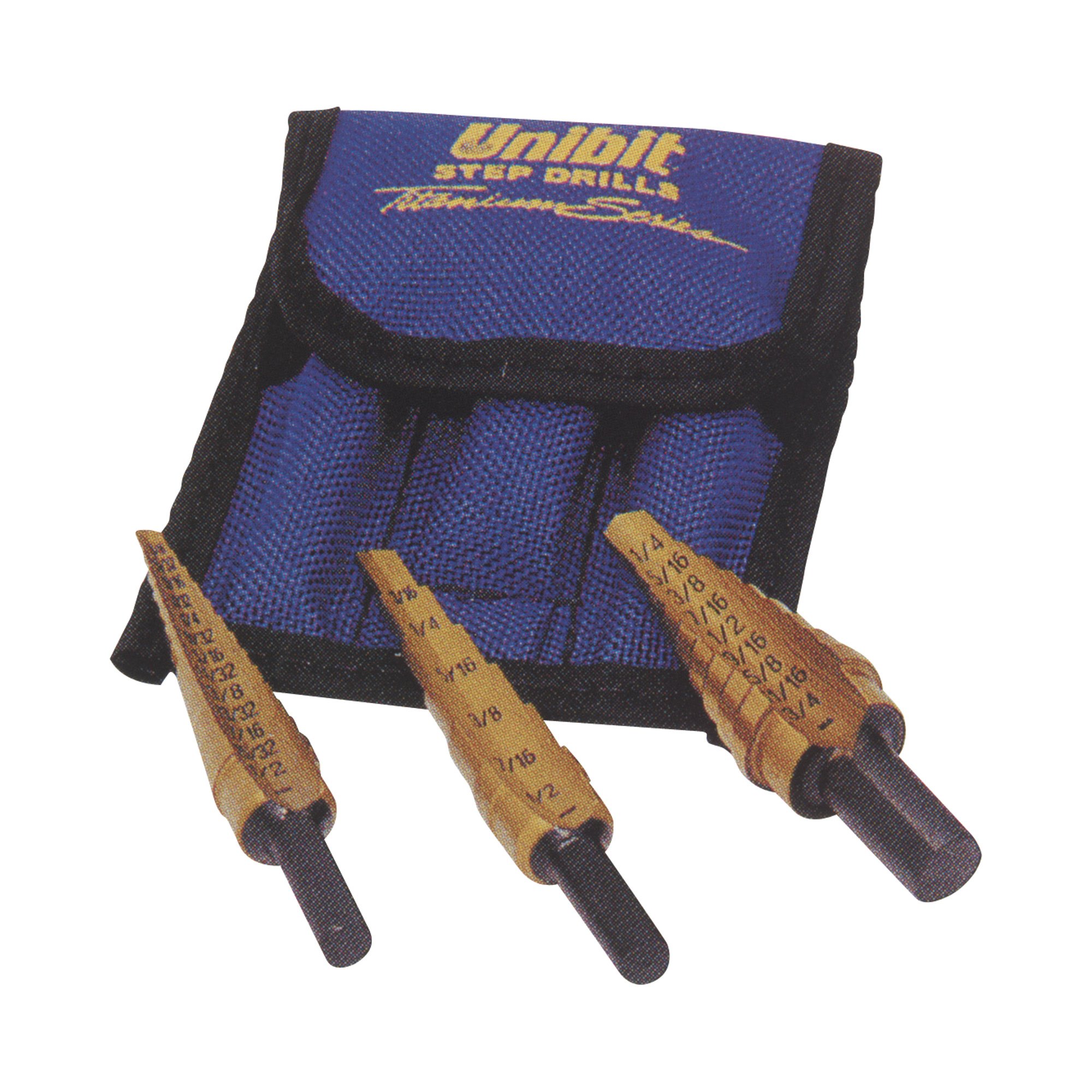 Irwin Unibit (Step) Drill Bit Set — 3 Piece